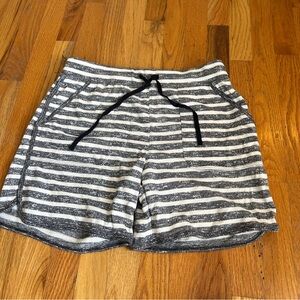NWT T by Talbot's striped cotton terry shorts